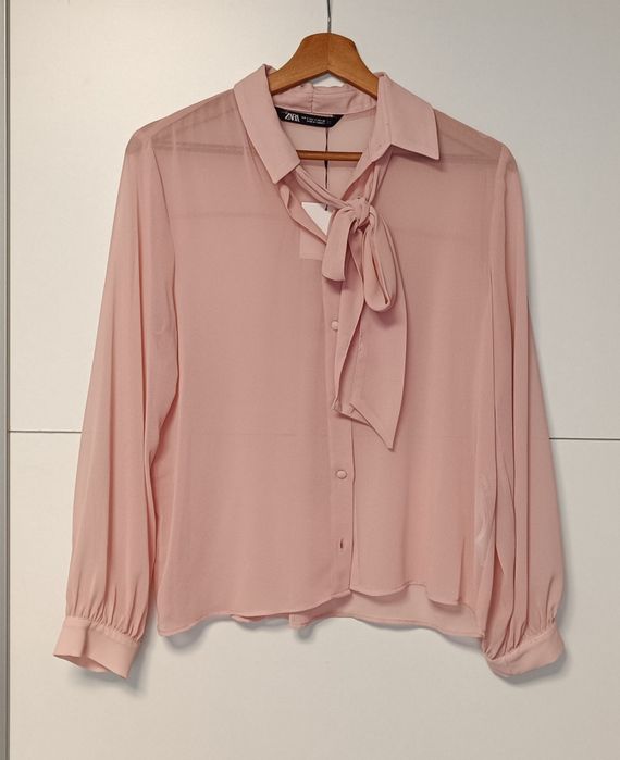 Nowa różowa koszula damska zara