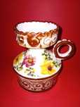 Lâmpada palmatória ceramica antiga *