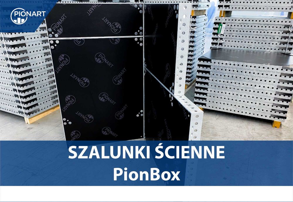 Szalunek ścienny PionBox 80,64 m2 / h=120 cm (kompatybilny z Tekko)
