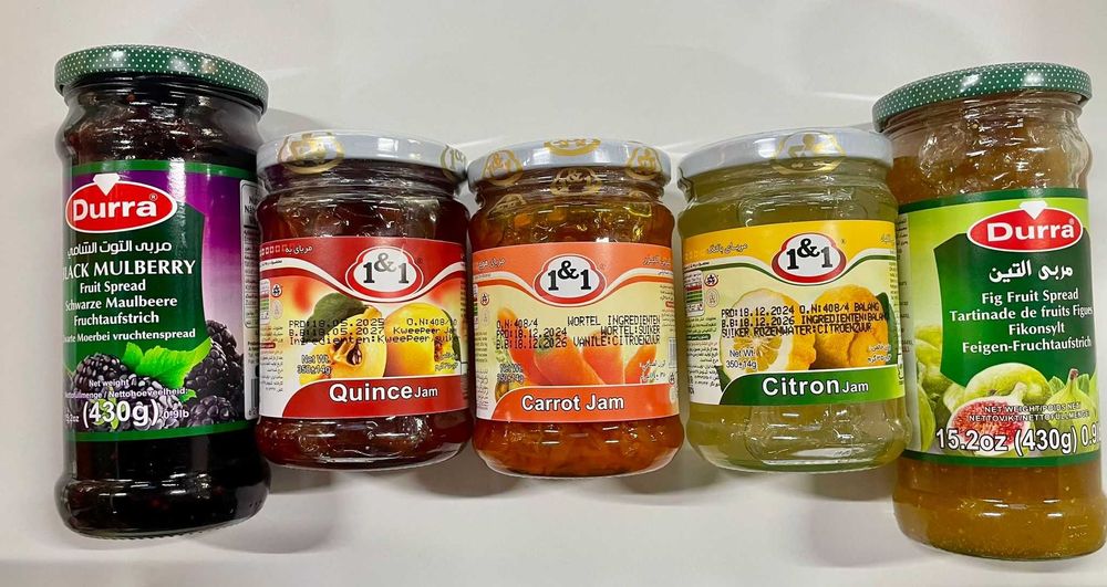 Dżem marchewkowy, pigwowy, citronowy, morwy, figowy