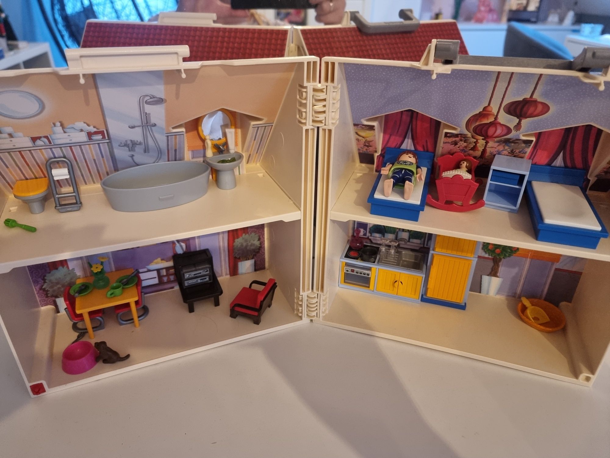 Klocki PLAYMOBIL  przenośny domek dla  lalek