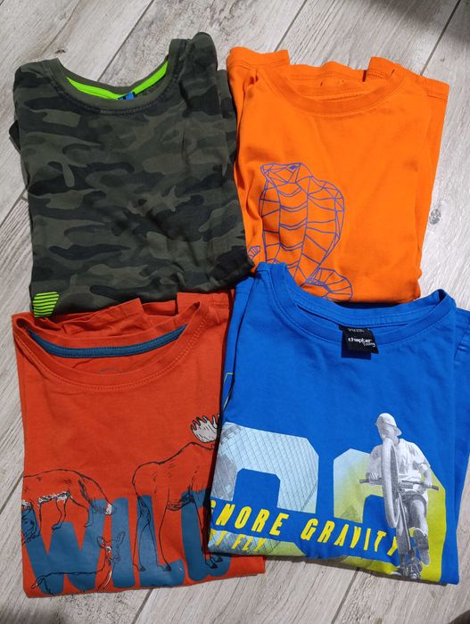 Koszulki chłopięce 128/134