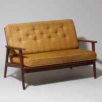 Duńska tekowa sofa 2-osobowa  - Lata 60-te