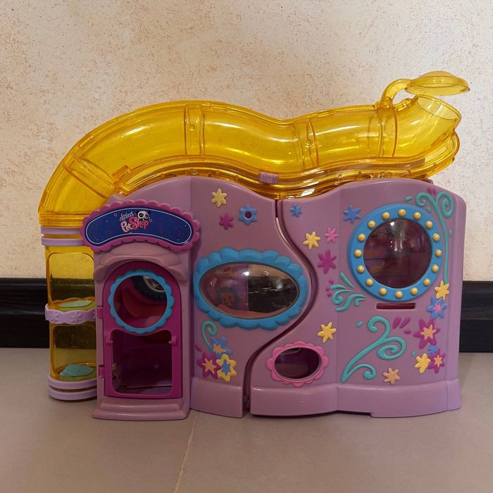 lps littlest pet shop дом плейсети аксессуари