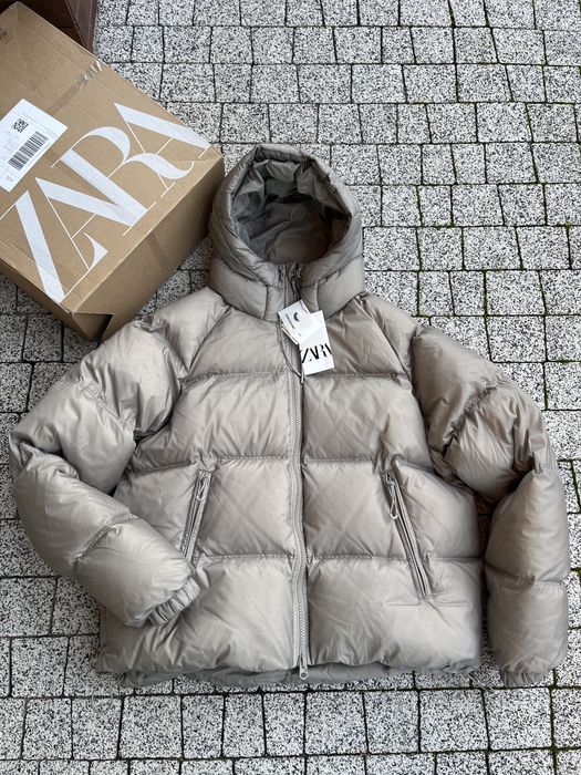 Kurtka puchowa ZARA down jacket puffer nowa z metkami