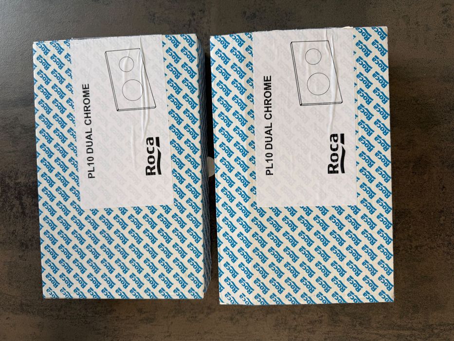 Przycisk spłukujący podwójny ROCA ONE chrom