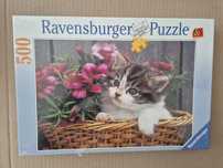 Puzzle Ravensburger 500 Kotek NOWE