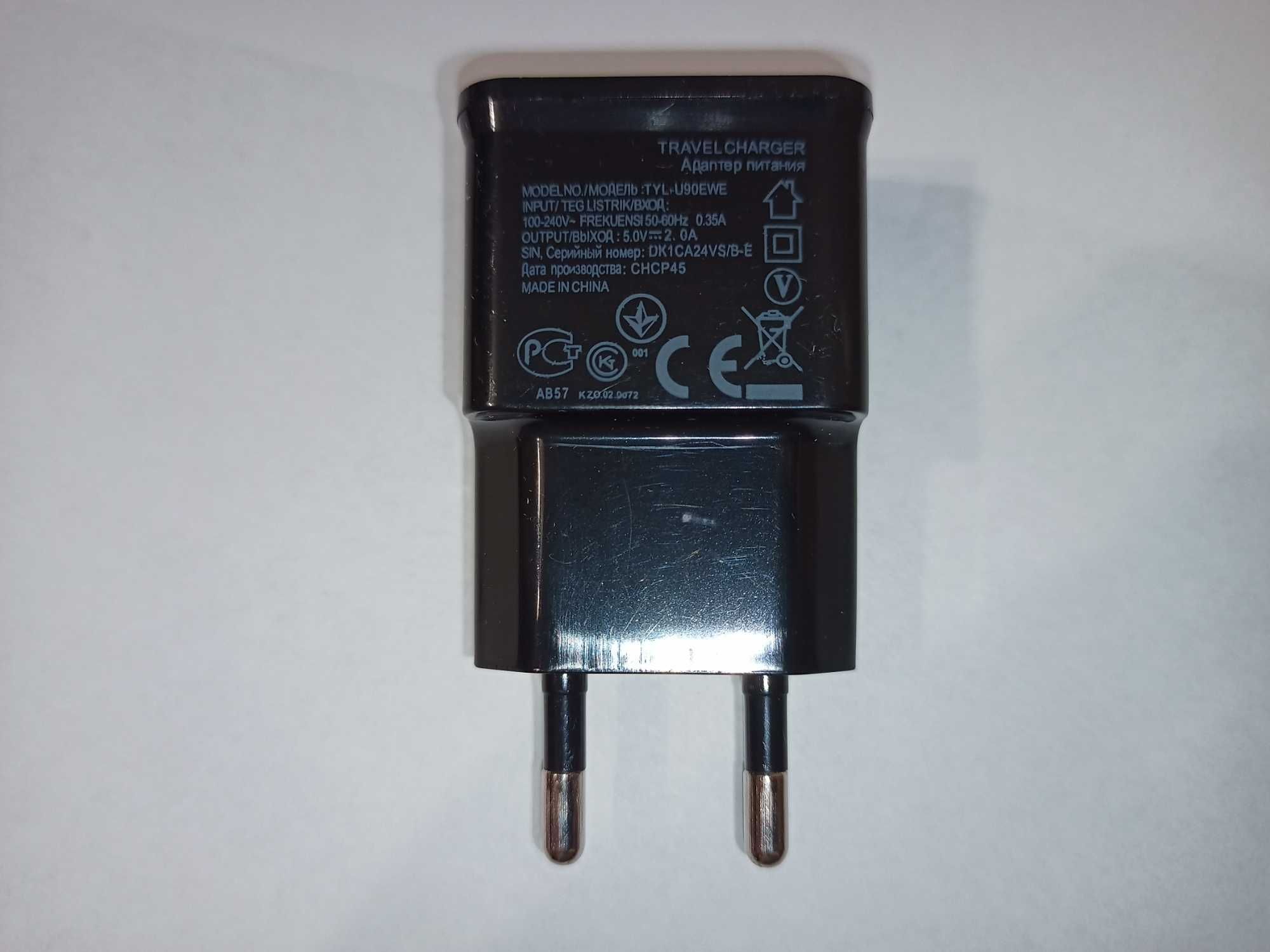 Зарядний блок USB компактний, 2 бічних порти, 10 Вт (DC5V=2A (Max) x2)