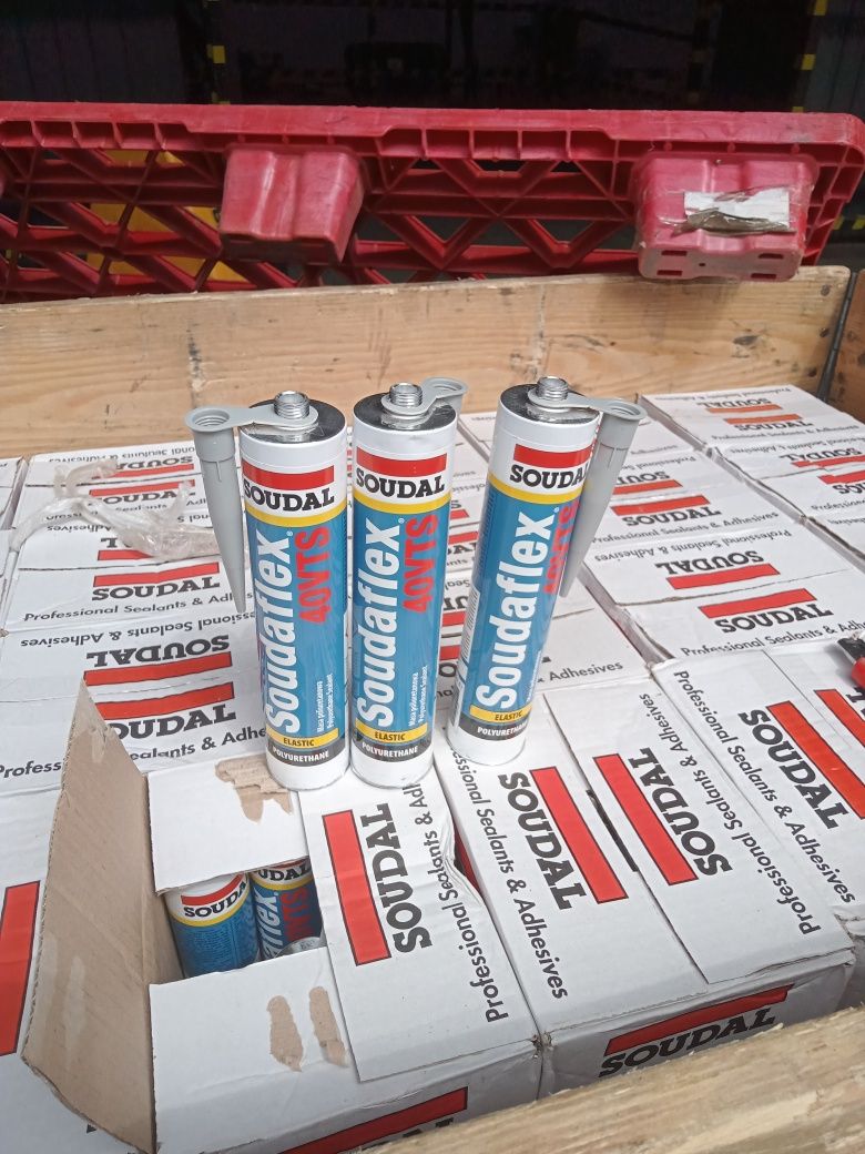 Клей герметик Серый Полиуретановый Soudal SOUDAFLEX 40VTS 300 мл