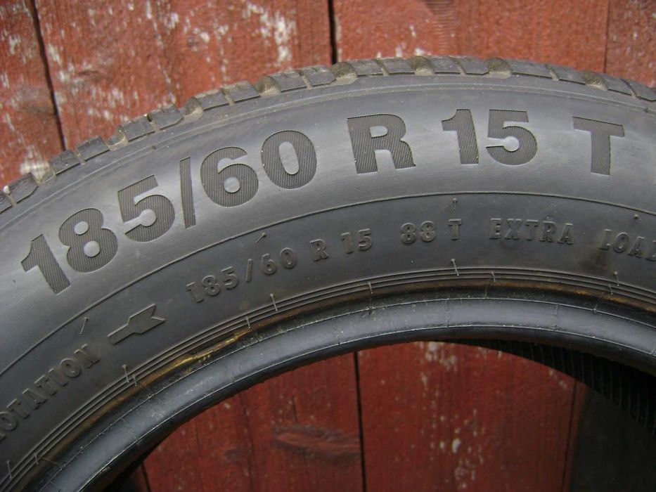 komplet opon zima-jak nowe-15-cal-Continental-8,2mm-do Merivy-itp.