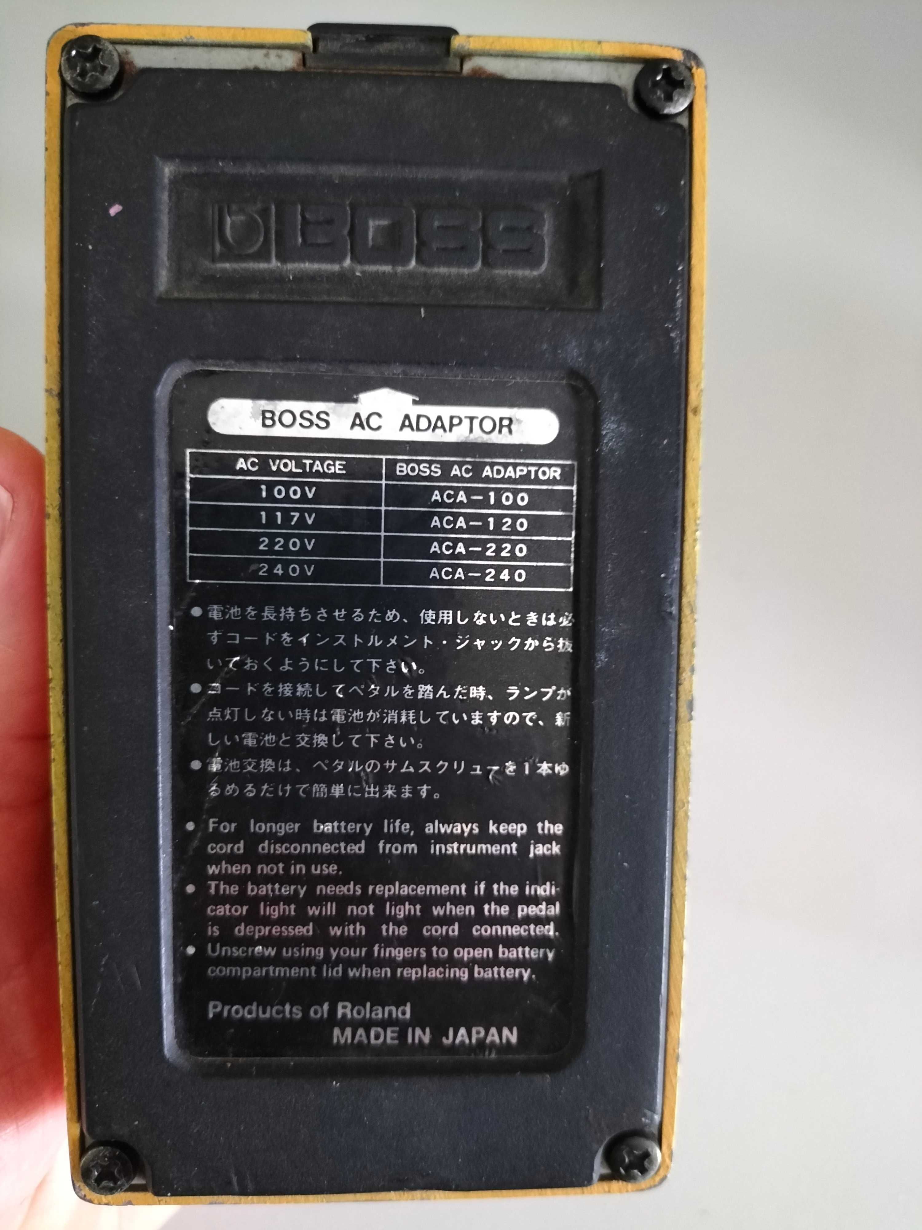 Boss DF-2 Super Feedbacker and Distortion 1985 Japan MIJ pedal