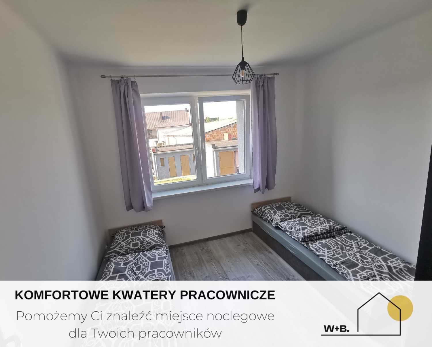 Komfortowe kwatery dla pracowników, noclegi dla firm, GLIWICE LIGOTA