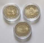 Lote 3 moedas comemorativas 2€