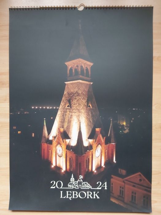 Kalendarz - Lębork 2024, zdjęcia, 42×60cm