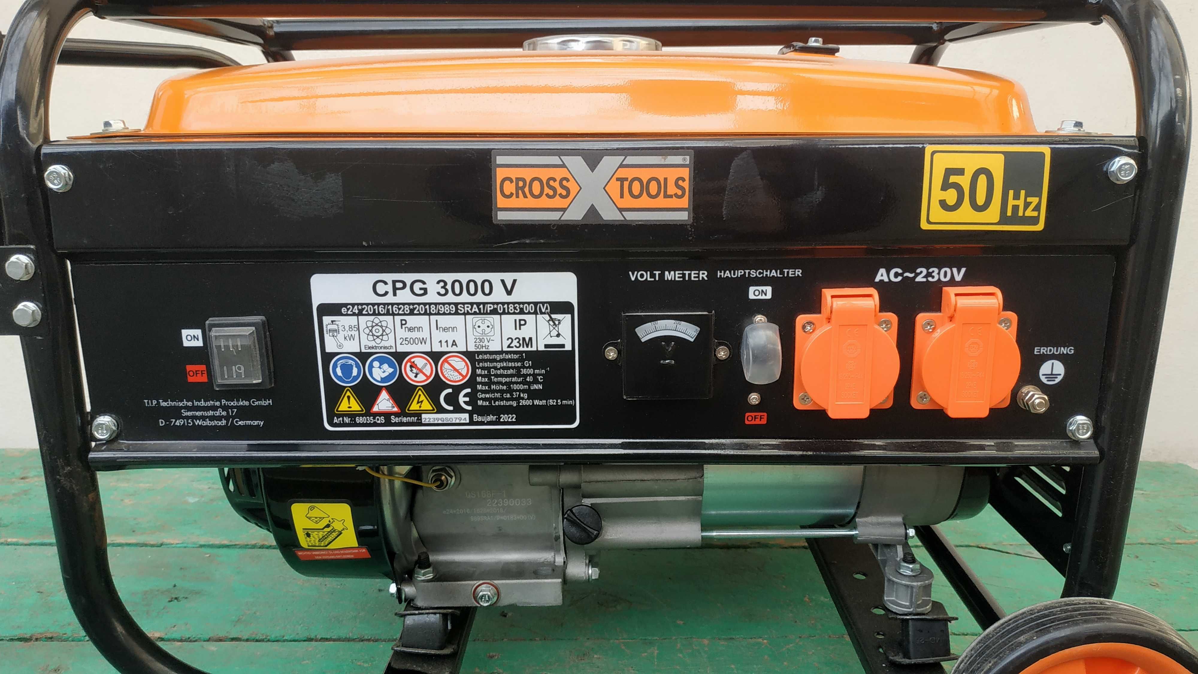 Генератор бензиновий Cross Tools CPG 3000V (2.5-2.8кВт)
