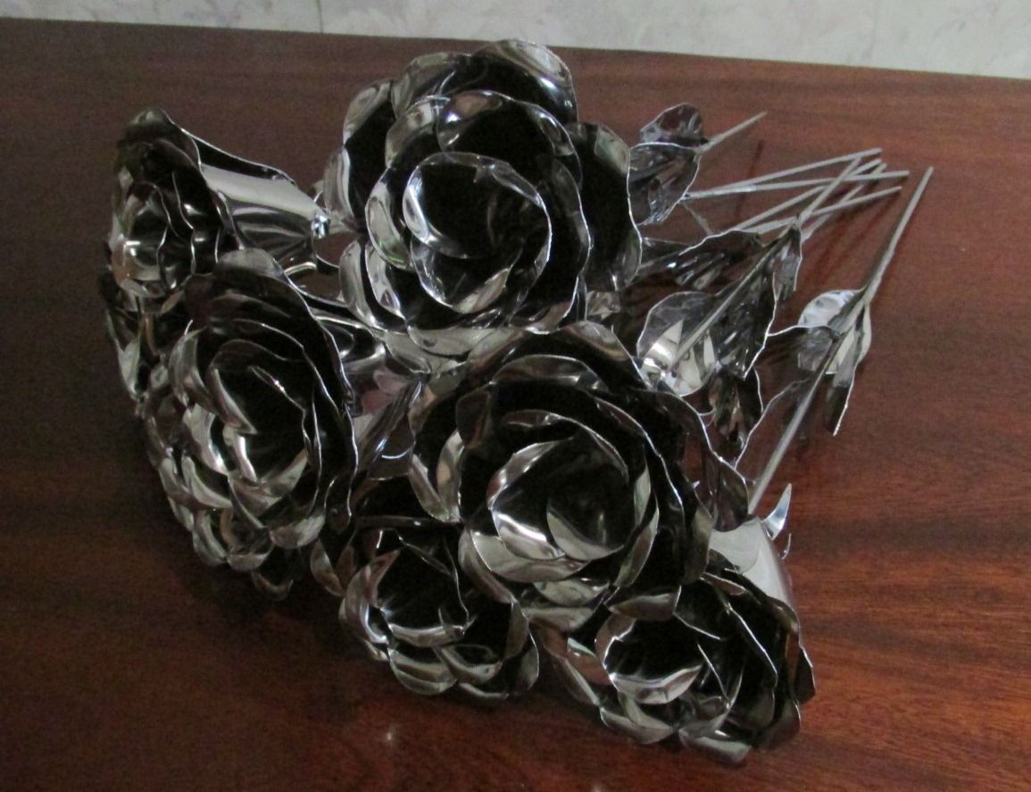 Продам троянду з нержавіючої сталі