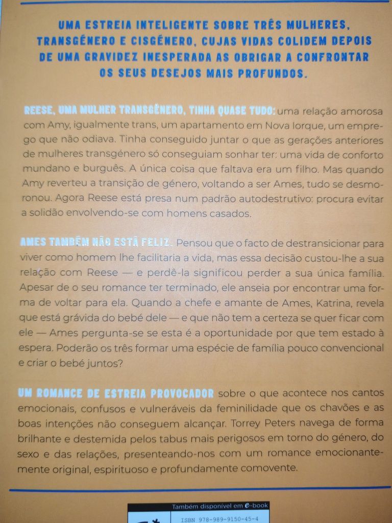 Destransiçao, baby | Torrey Peters (Portes grátis)