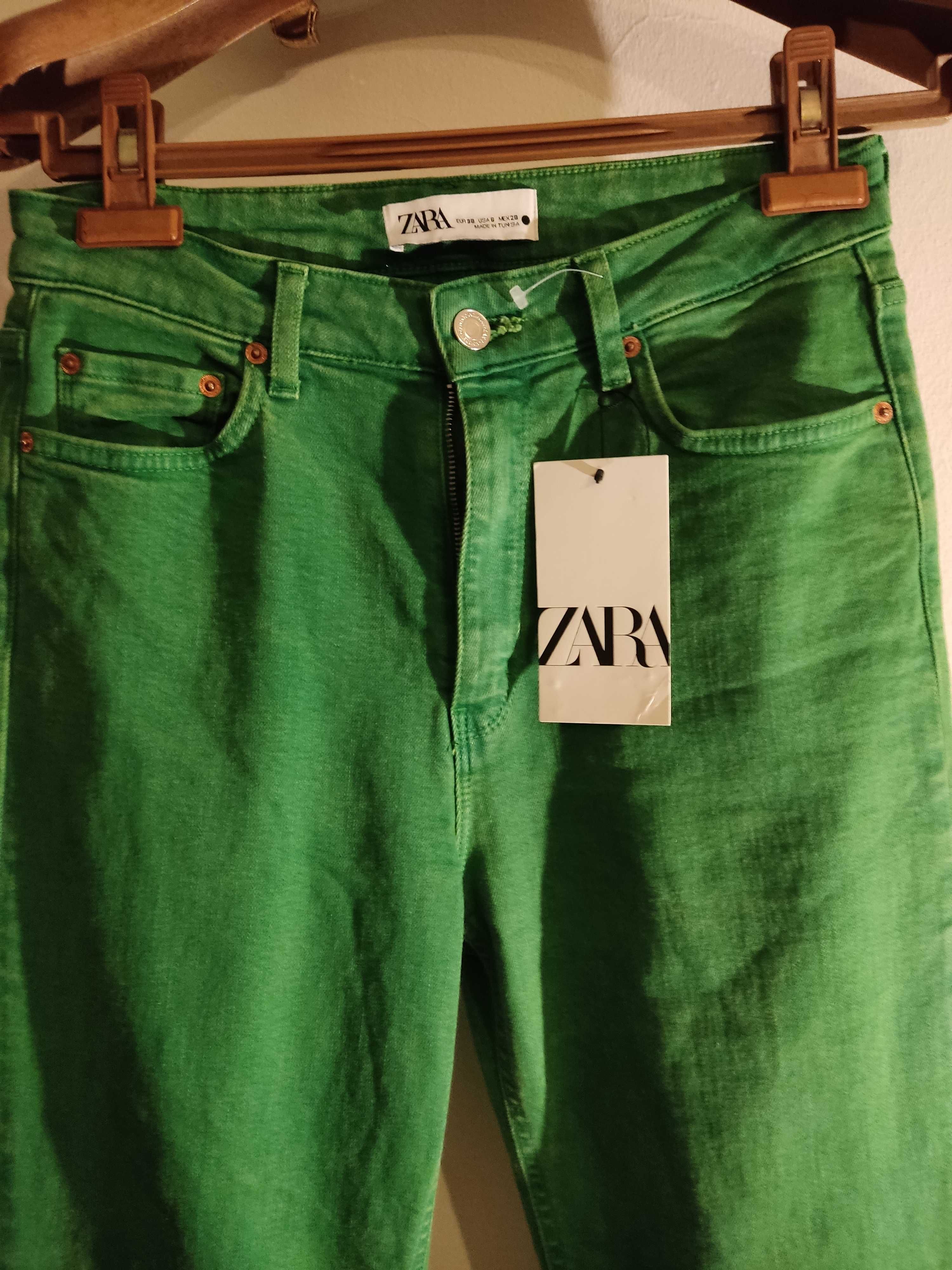 Novas calcas jeans Zara  modelo vintage 38