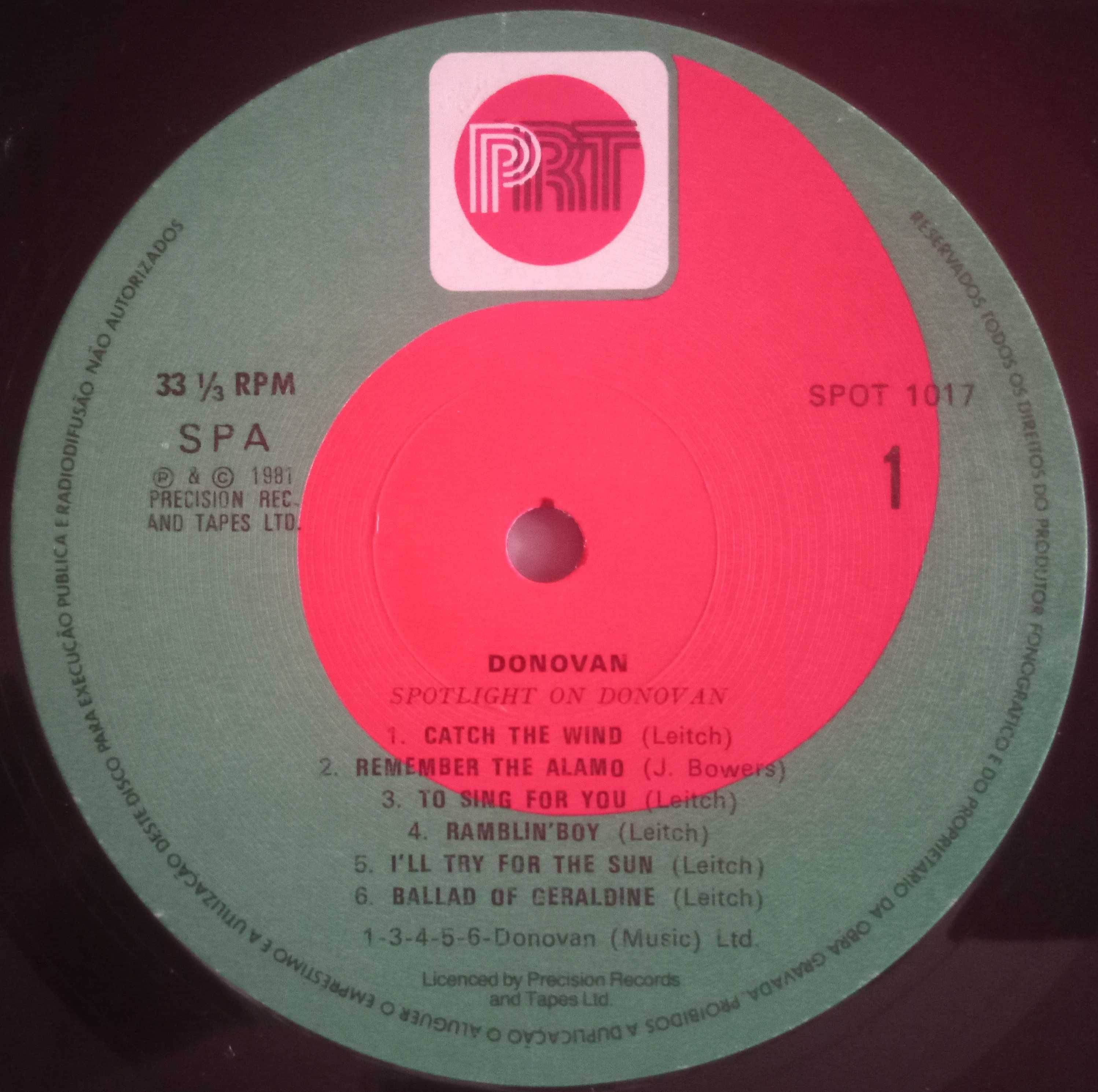Donovan - - - - - Spotlight on Donovan - - - - - 2 X LP