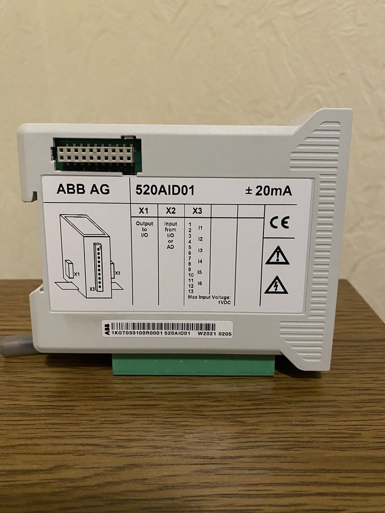 Модуль аналогового ввода ABB 520AID01
