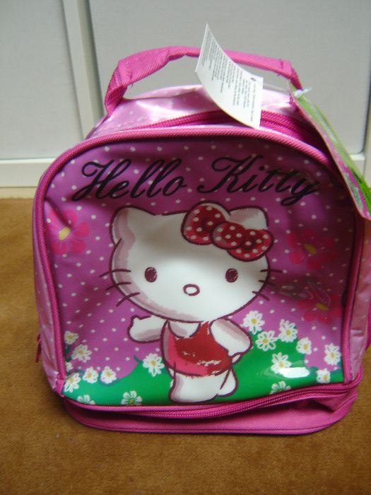 mochila merendeira hello kitty nova