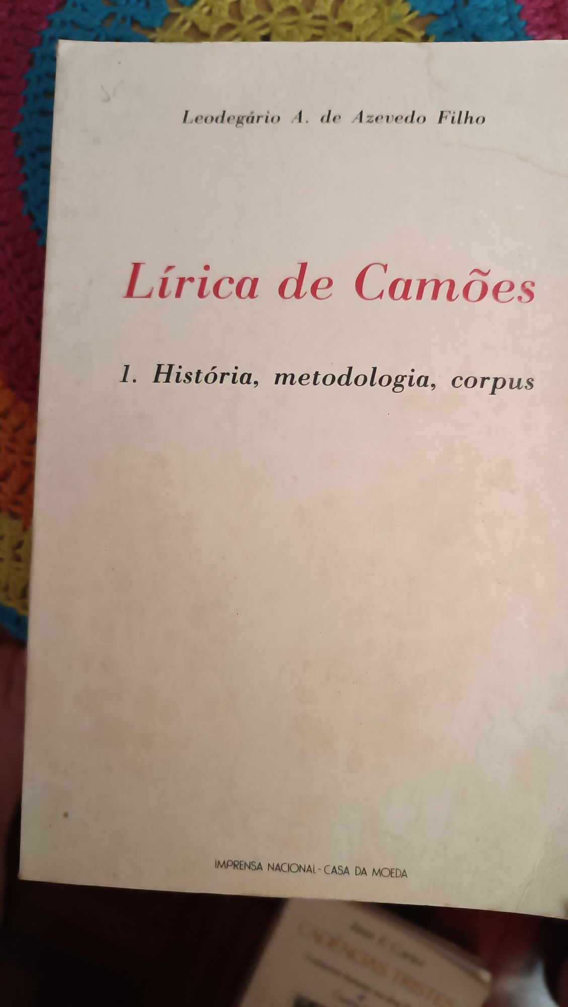 A lírica de Camões