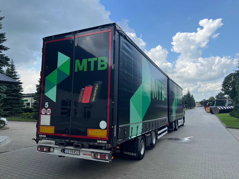 DAF XF 460 / EURO 6 / zestaw przestrzenny 120 M3
