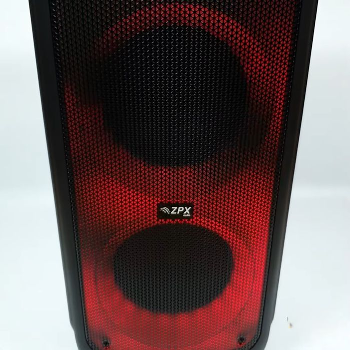 Акустика ZX-ZPX 50 Вт, блютуз, радио, микрофон, колонка переносная.