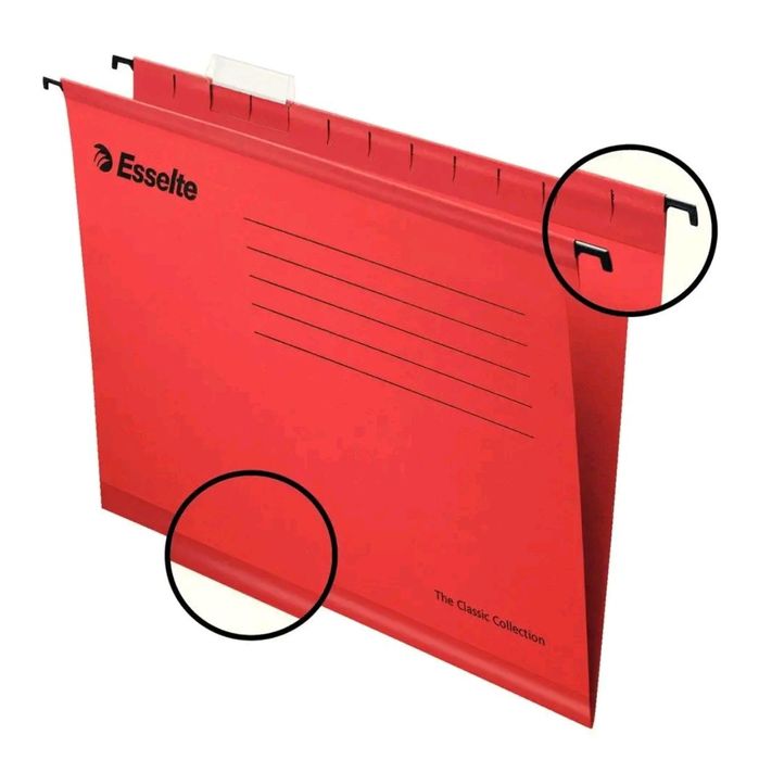 Teczka zawieszkowa Pendaflex marki Esselte - różne kolory.