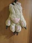 Łapki łapy hand paws furry fursuit therian gear beż łaciate w plamki