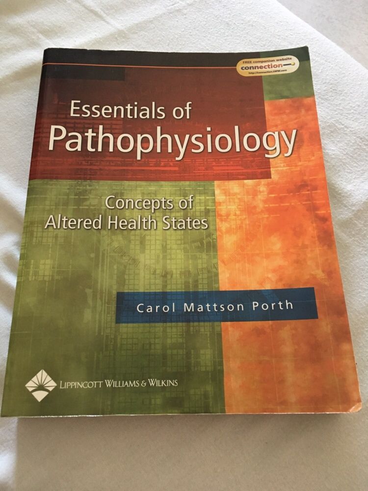 Vendo livro "Essentials of Pathophysiology", Porth
