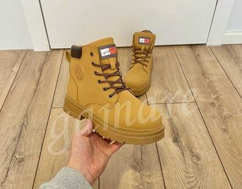 buty zimowe Tommy Hilfiger brązowe męskie trapery tommy 40,41,44