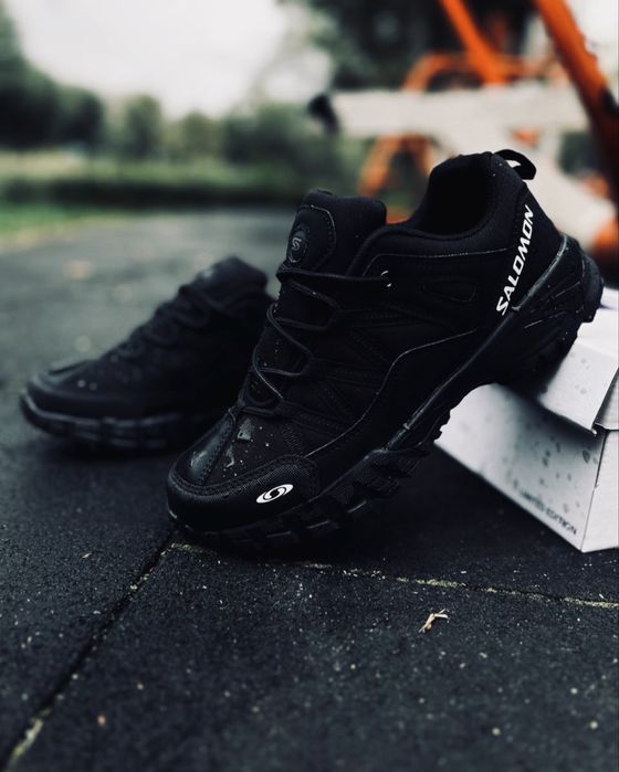 Salomon Speed Cross Pro Gote-Tex Black термо кросовки Саломон Саламон