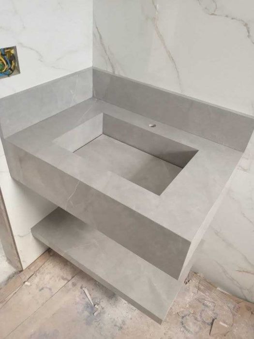 Раковины и декор из керамогранита, полки, мыльницы на заказ