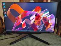 SAMSUNG 100% Sprawny Monitor PC LED Bezramkowy 24" FHD HDMI D-SUB