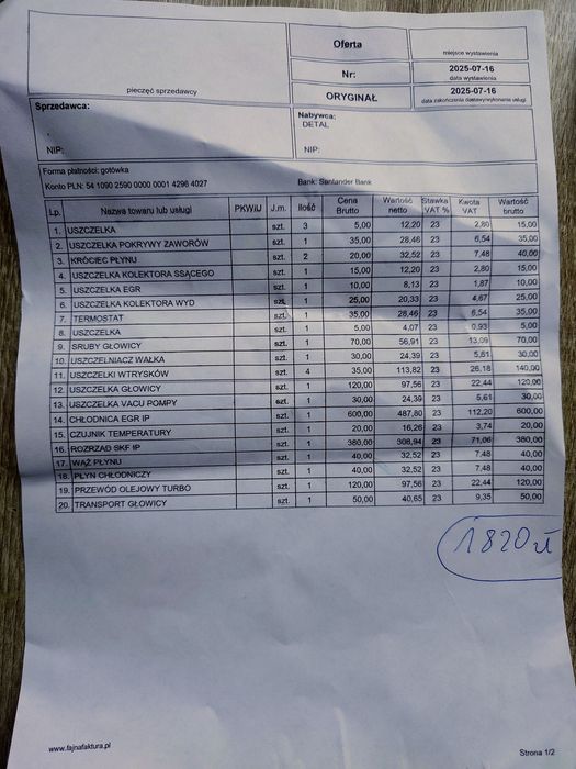 Sprzedam Skodę Superb 1