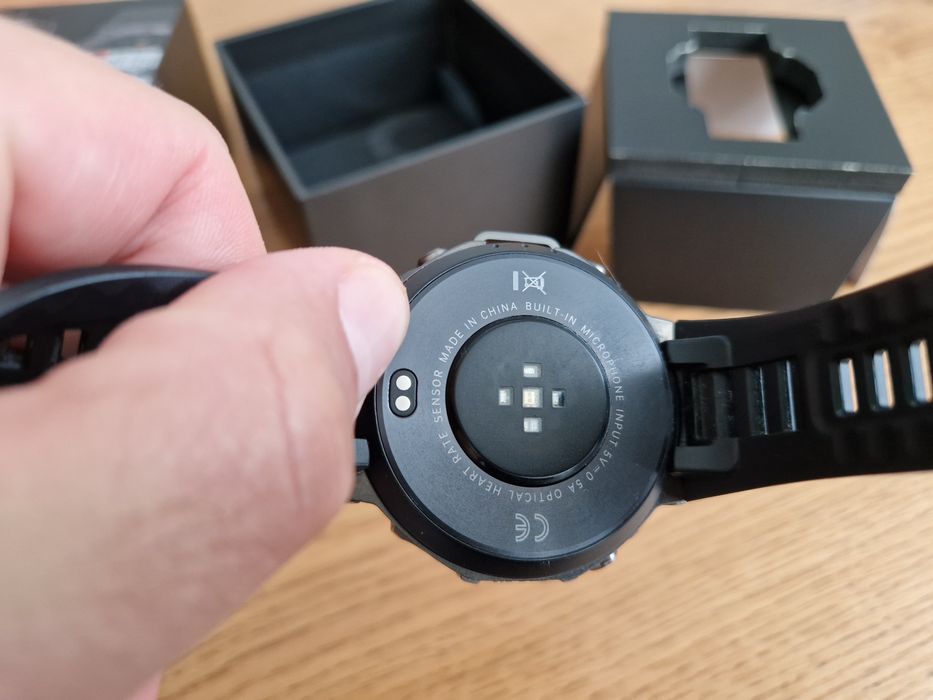 Smartwatch zegarek DM58 jak Amazfit Trex3. GPS, Amoled. Komplet