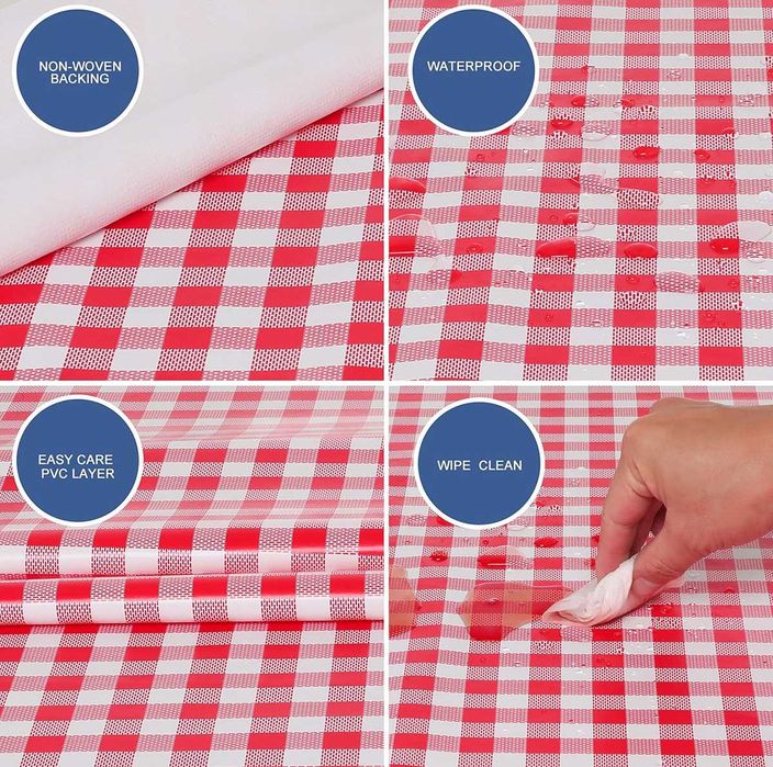 Nowy obrus / obrusik / okrągły / serweta / bieżnik / PVC/160cm !A1861!