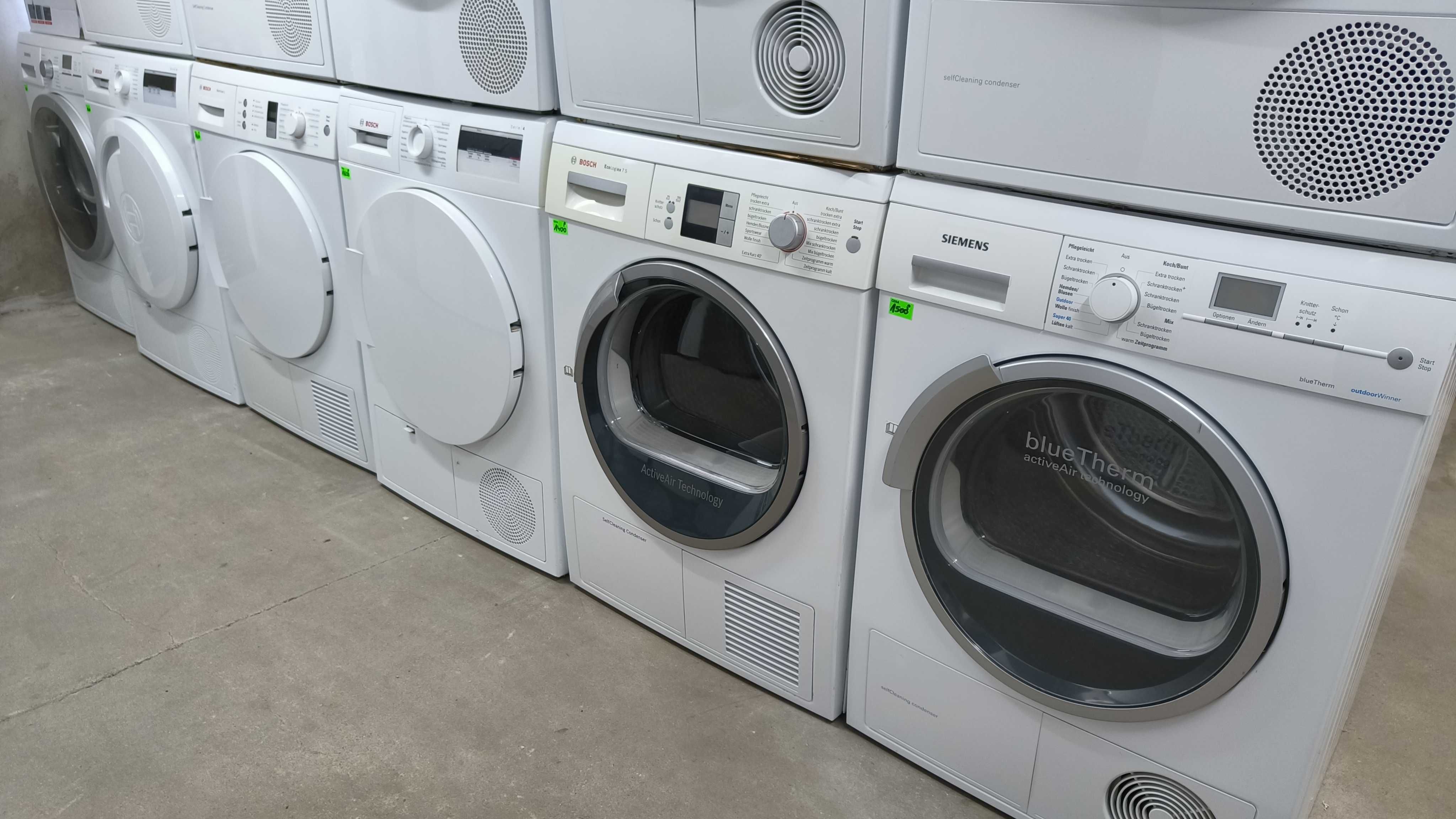 Suszarka Miele, Bosch, Siemens pompy ciepła różne rodzaje Gwarancja