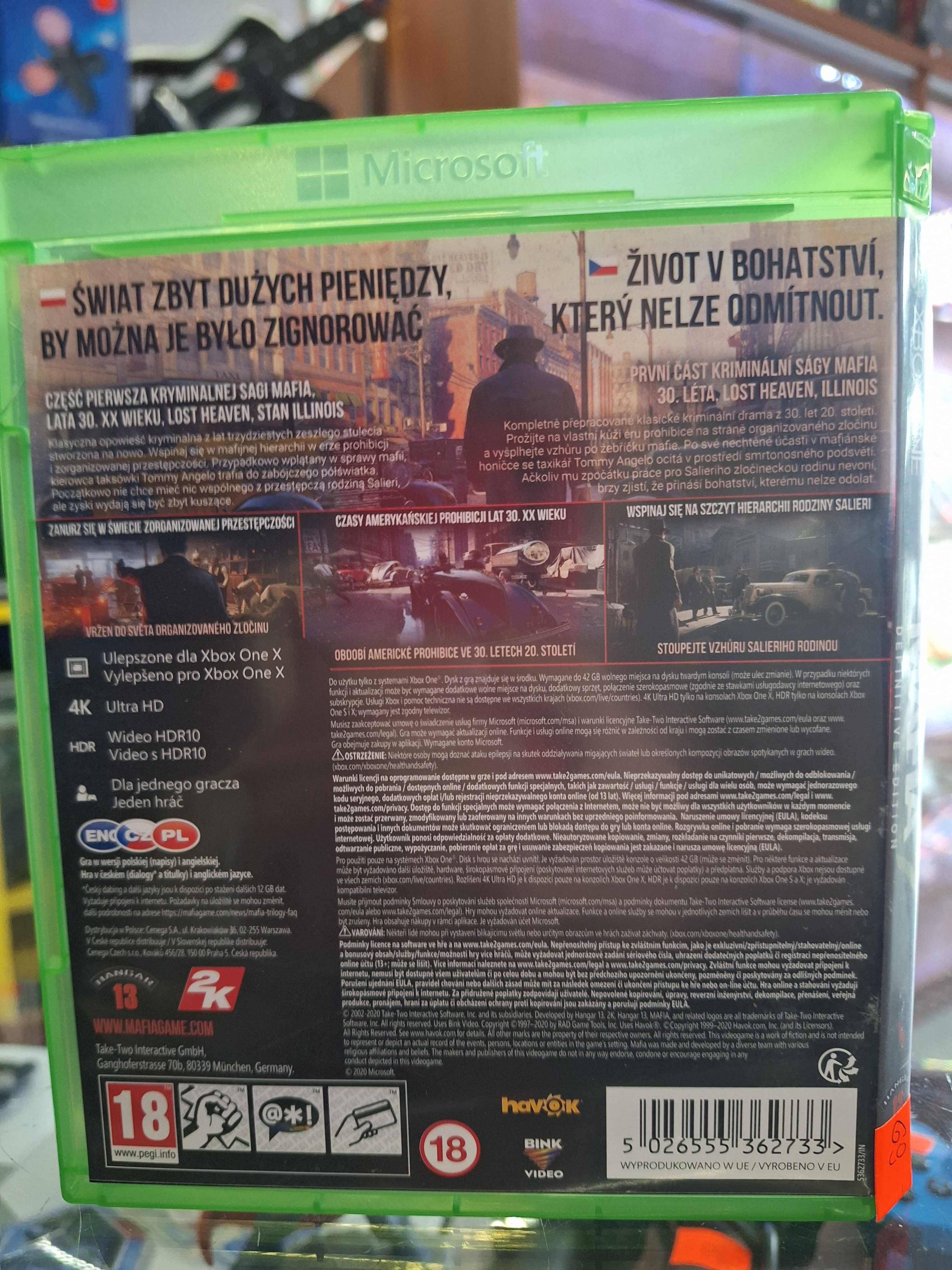 Mafia Definitive Edition Xbox One, BDB, CentrumGrania