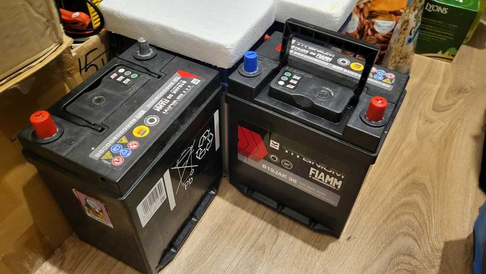 Акумуляторна батарея FIAMM BLACK TITANIUM 38A (B19JAK 38) ASIA ПРАВ +