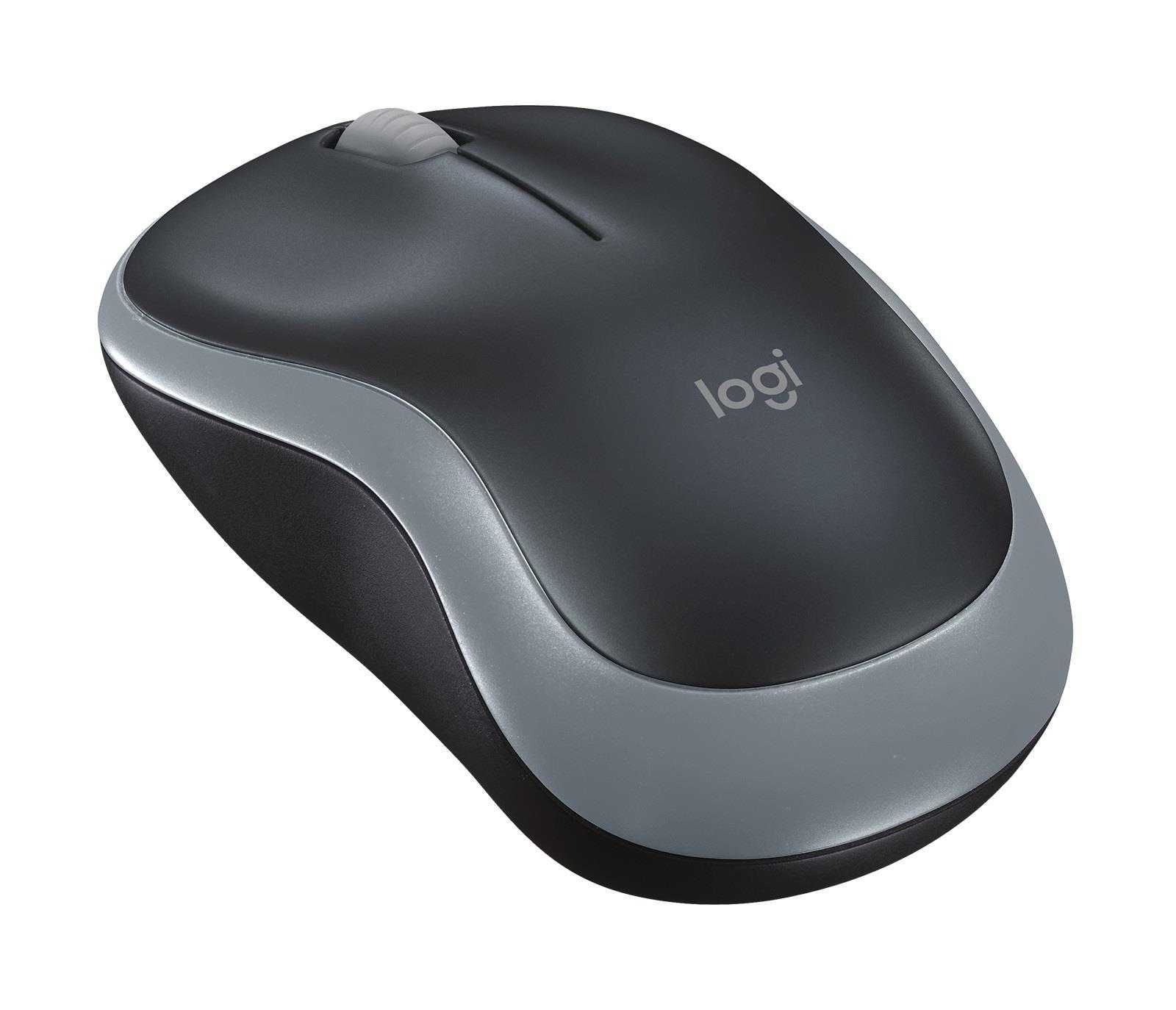 Mysz bezprzewodowa Logitech M185 optyczna czarno-szara FV