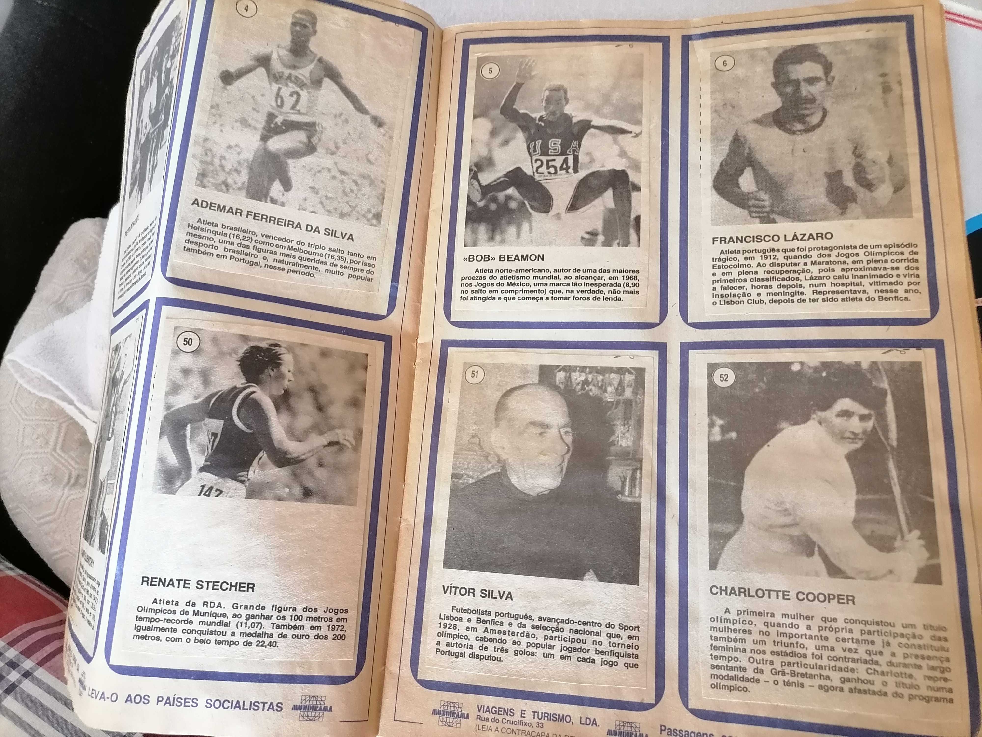 Caderneta e Revista  A PALAVRA DOS CAMPEÕES 1980 *COMPLETA*
