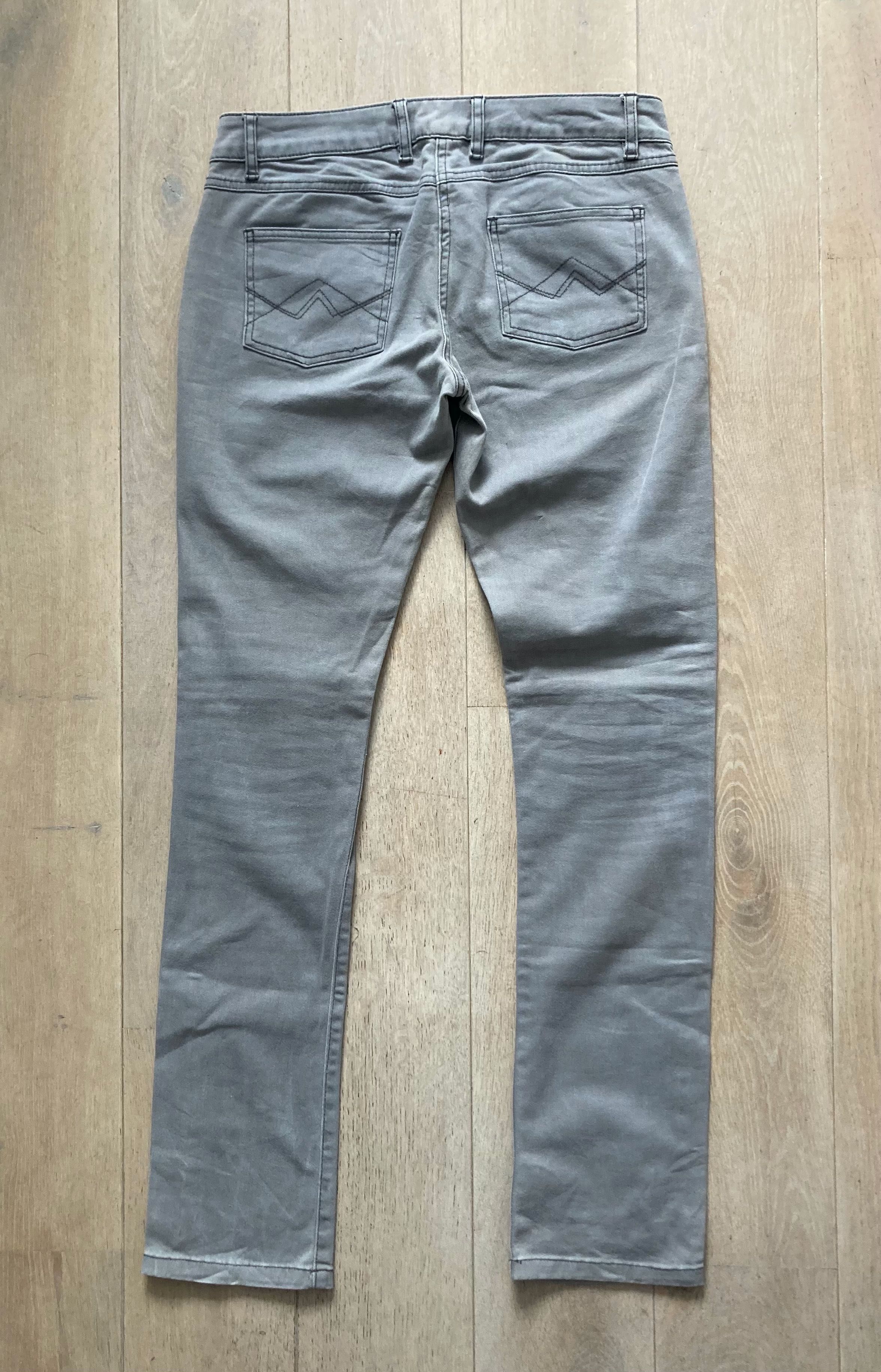 Spodnie damskie jeansy szare roz. 40