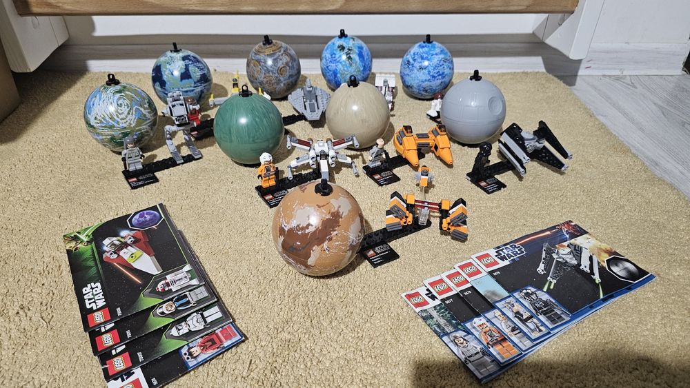 Lego Star Wars planety - kolekcja 9 zestawów