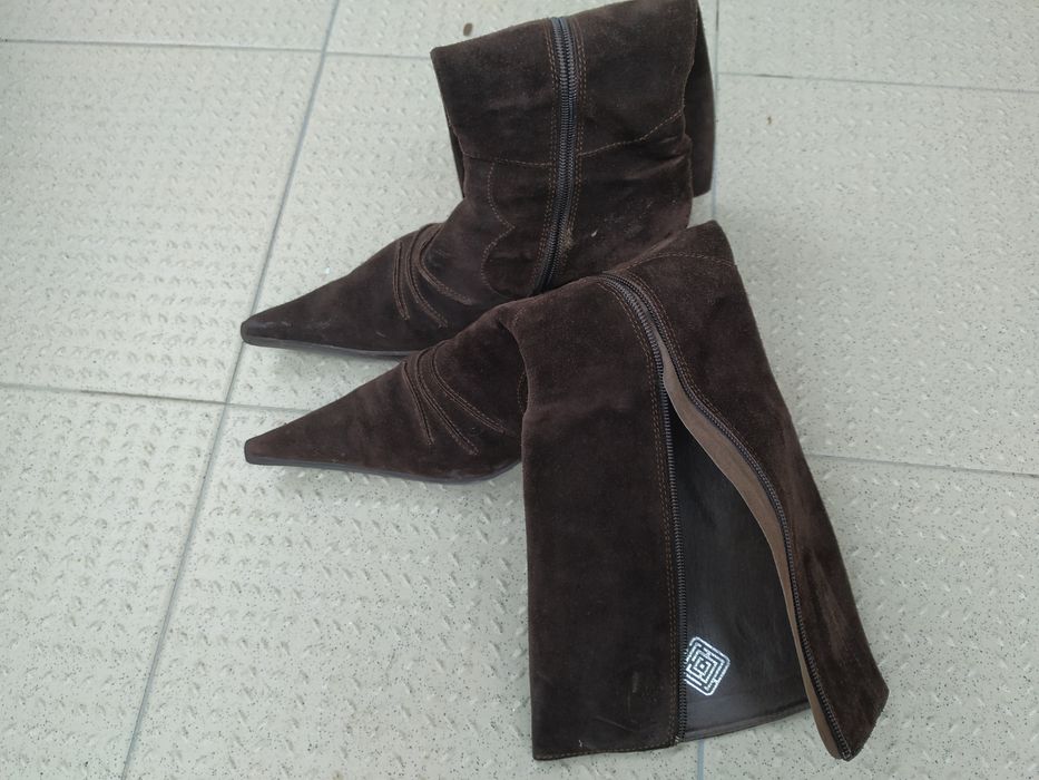 Botas em pele genuína da PROF