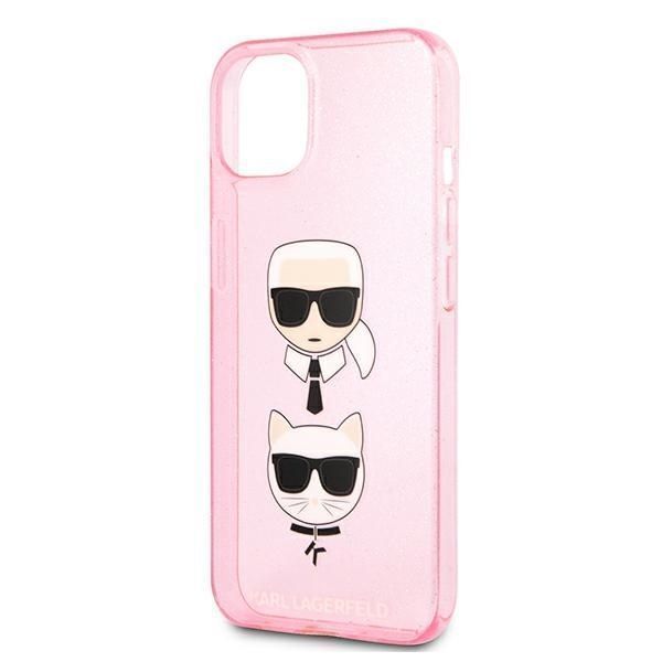 Etui Karl Lagerfeld Karl`s & Choupette Iphone 13 Mini 5,4" Różowe/Pink