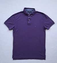 Мужское фиолетовое поло футболка Tommy Hilfiger L-XL