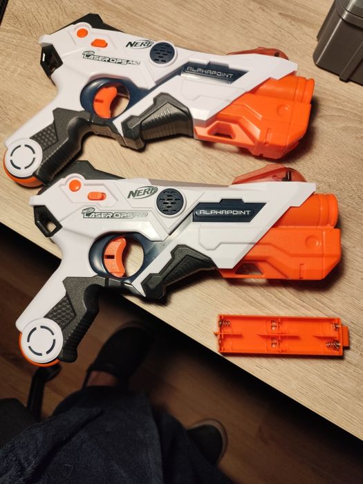 2 x Pistolet Nerf Laser ops pro Alphapoint E2281
