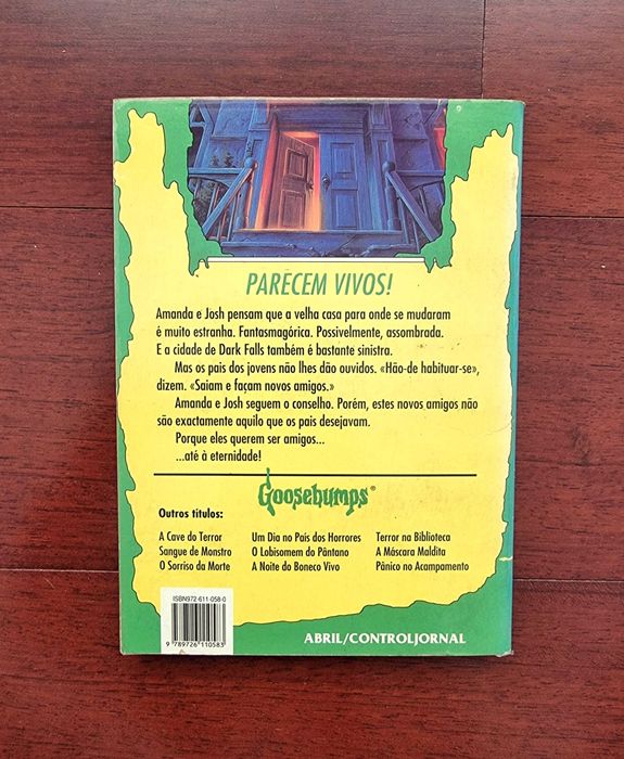 Livro "Arrepios - Bem-vindos à Casa da Morte" Vol. 1 de R. L. Stine
